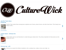 Tablet Screenshot of culturewick.com